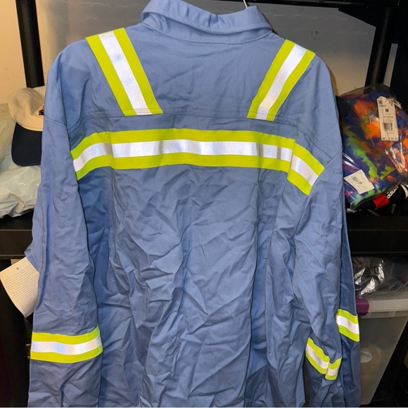 Steelguard Pro FR Light Blue Reflective Shirt - Picture 3 of 16